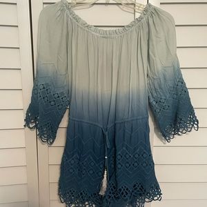 Blue romper size S